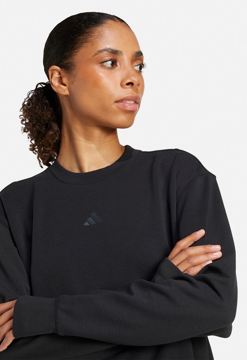 adidas Performance - D4T KNIT CREW - black