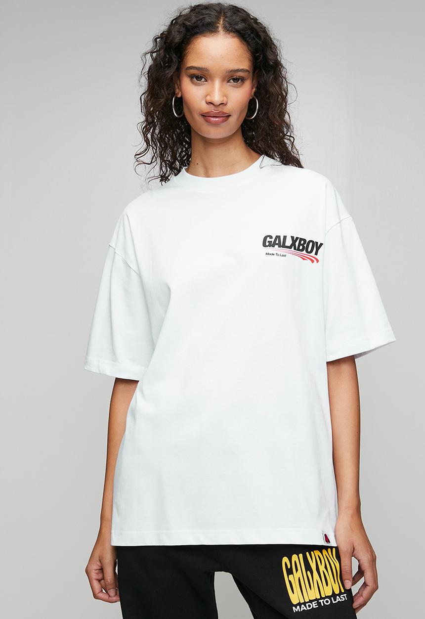 GALXBOY - CALL ME MINI T-SHIRT - WHITE