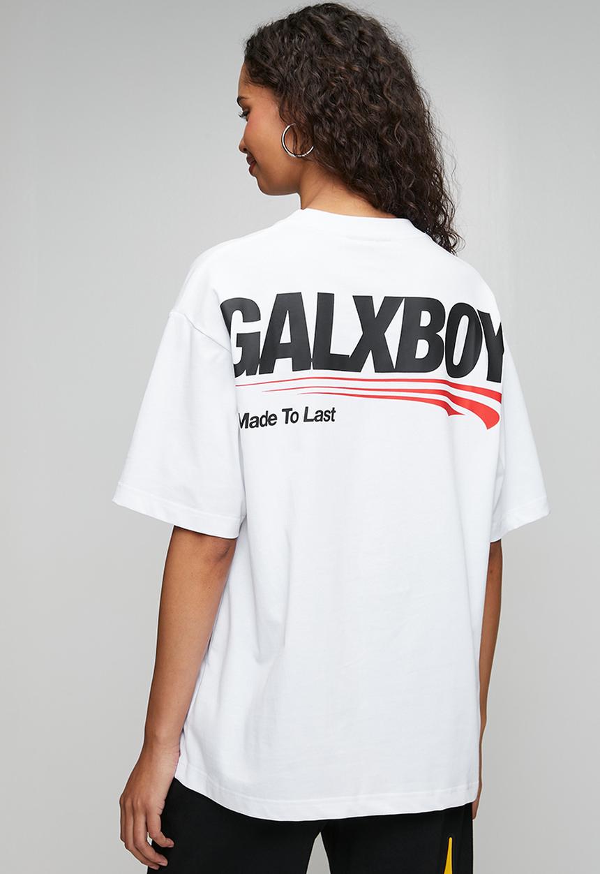 GALXBOY - CALL ME MINI T-SHIRT - WHITE
