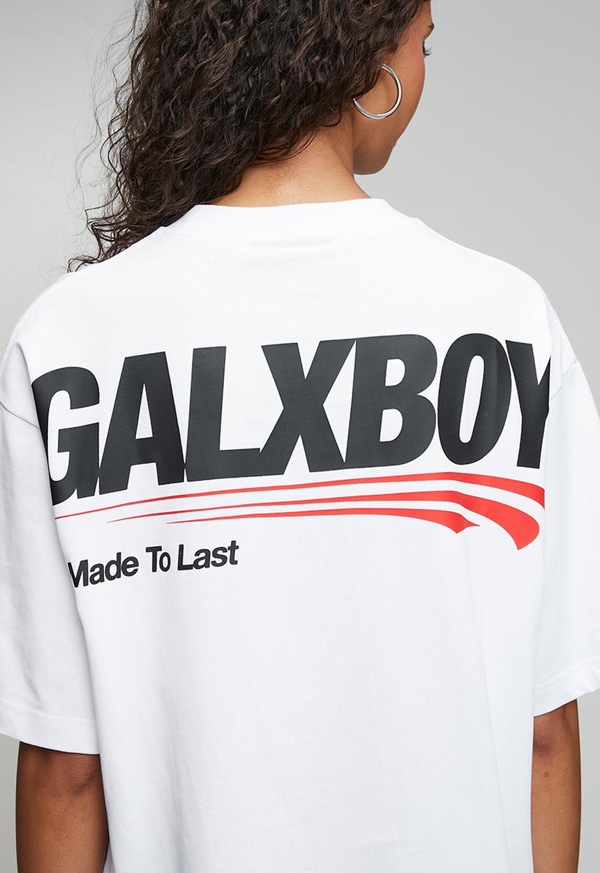 GALXBOY - CALL ME MINI T-SHIRT - WHITE