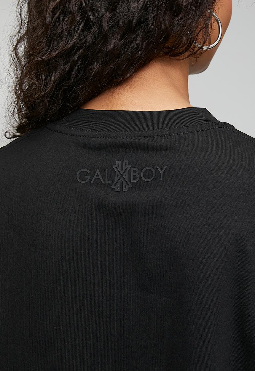 GALXBOY - DIRECT T-SHIRT  - BLACK