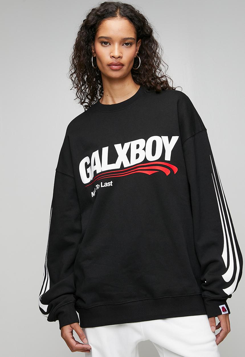CALL ME CREW NECK - BLACK