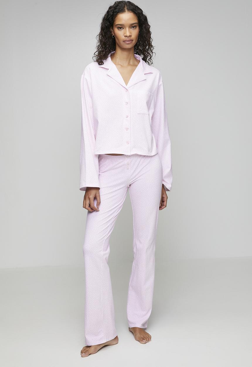 Cotton On - Dreamy soft flare pant set - pink kiss