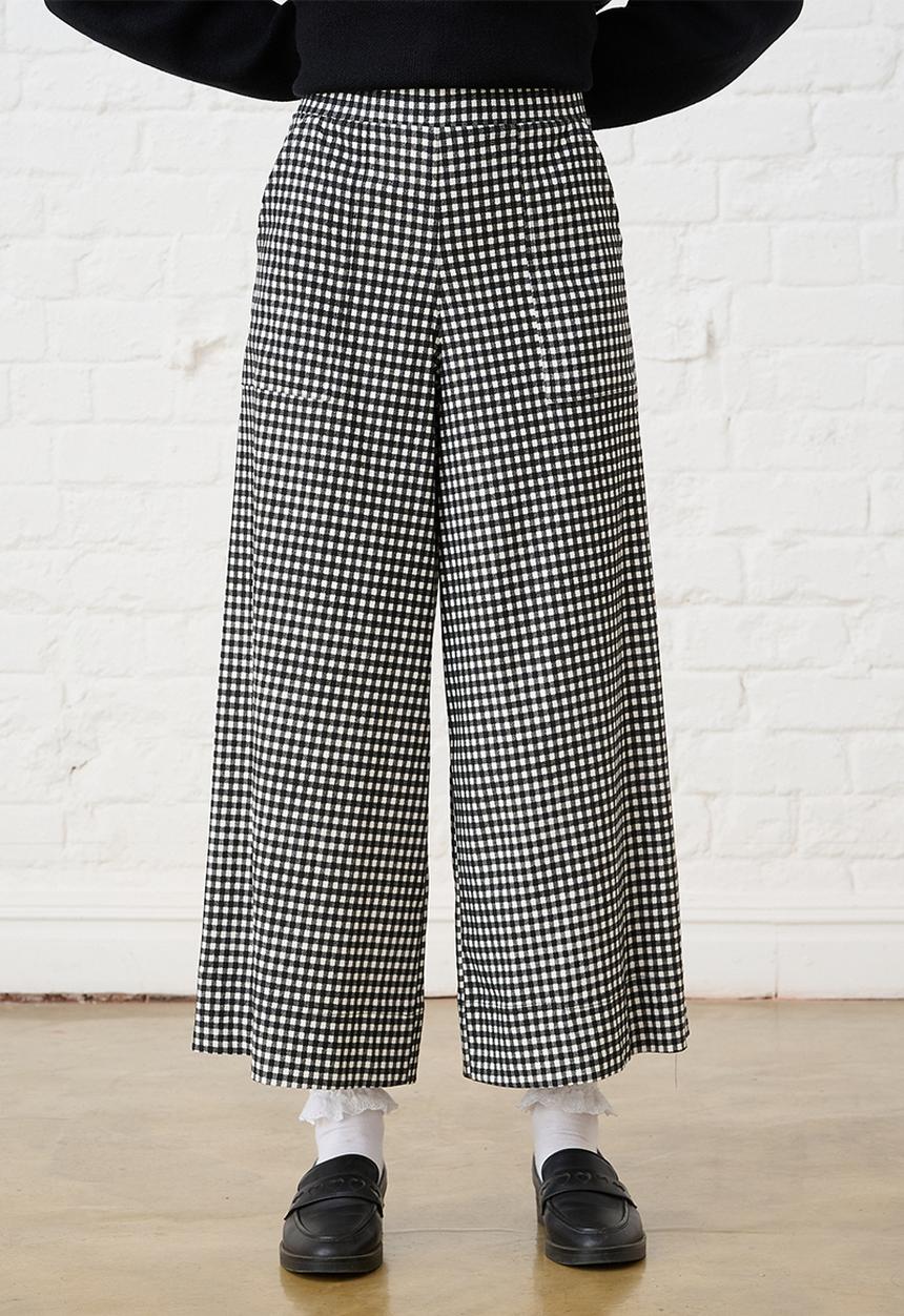 Me&B - Bengaline Pants - Black & White