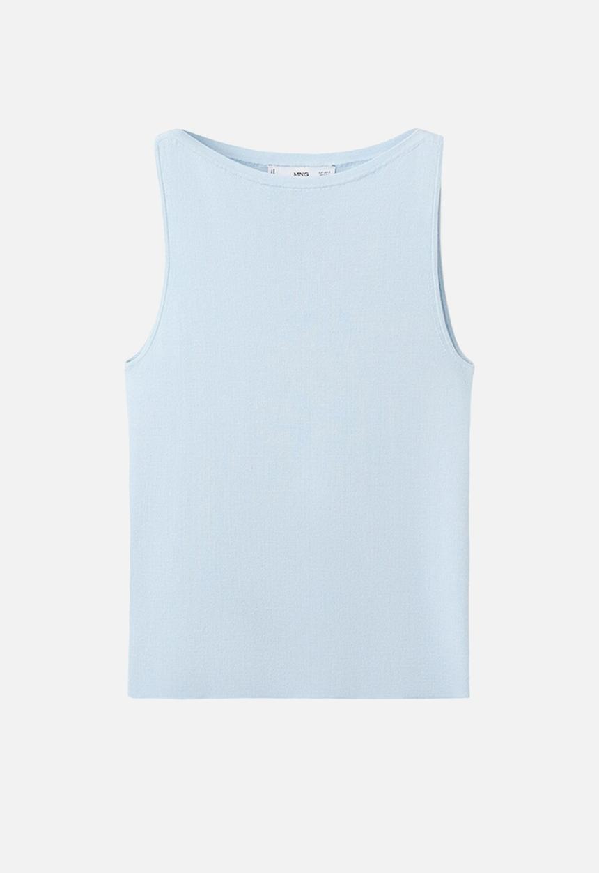 MANGO - Top suenyo - light/pastel blue
