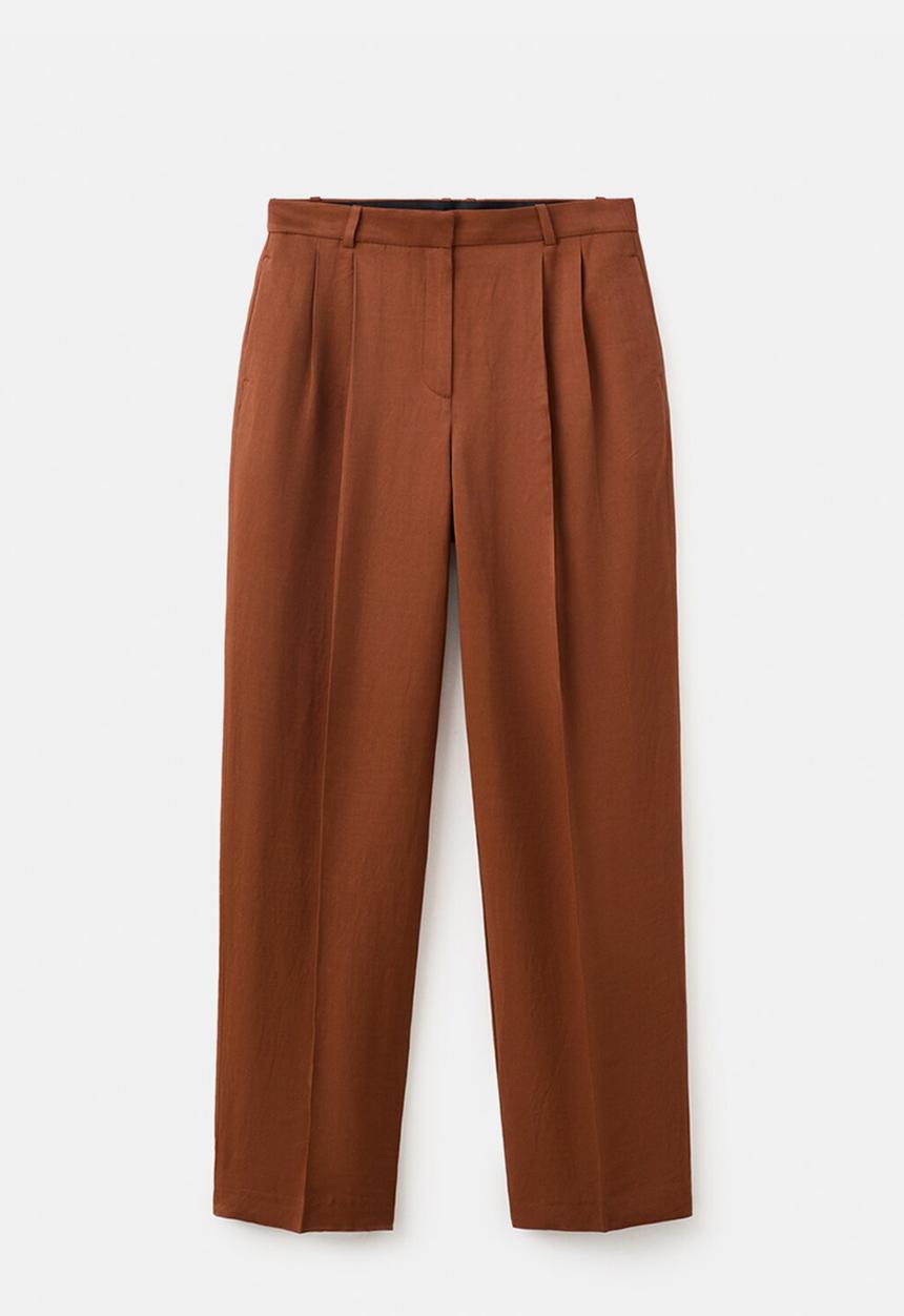 MANGO - Trousers vbbargan - rust/copper