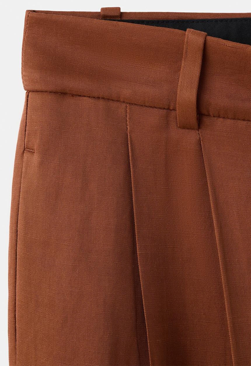 MANGO - Trousers vbbargan - rust/copper