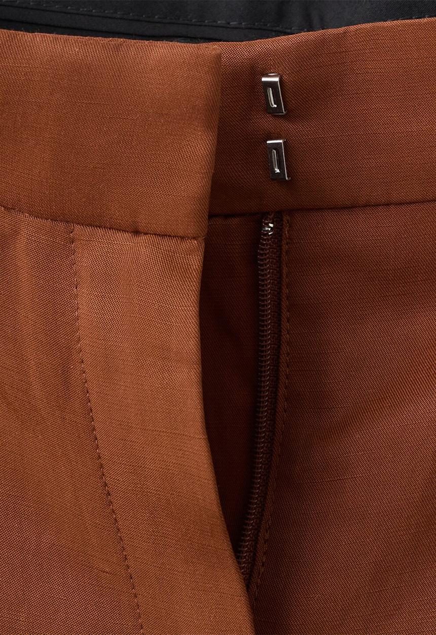 MANGO - Trousers vbbargan - rust/copper
