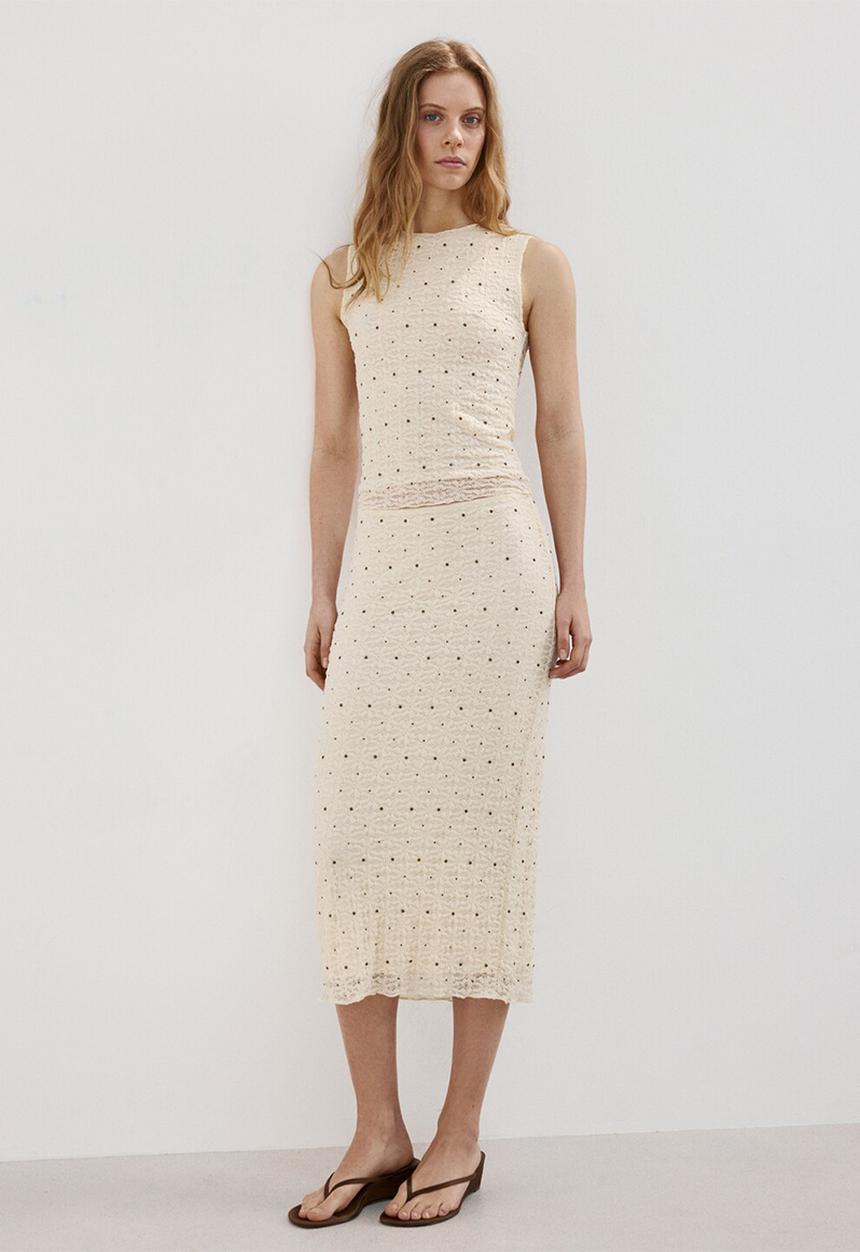 MANGO - Top pati - light beige