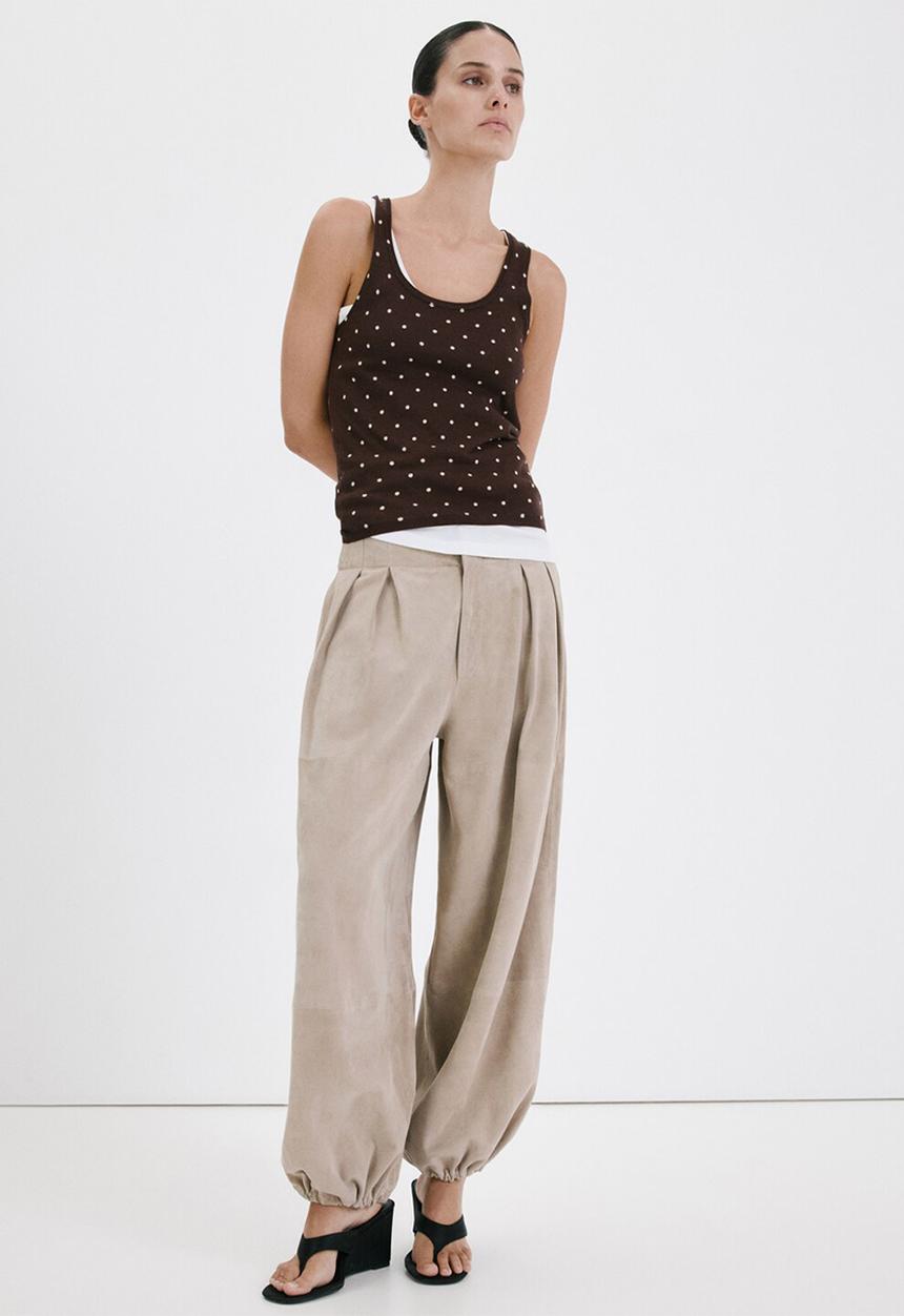 MANGO - Top sevilla - dark brown