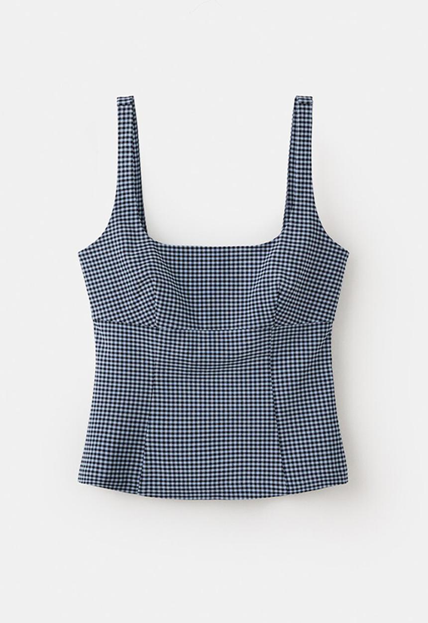MANGO - Top victoria - medium blue