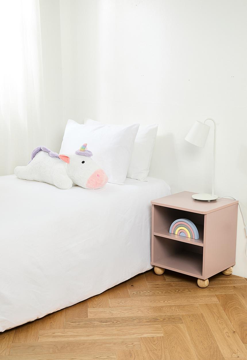 Sixth Floor - Kinder Cube Bedside Table - Pink