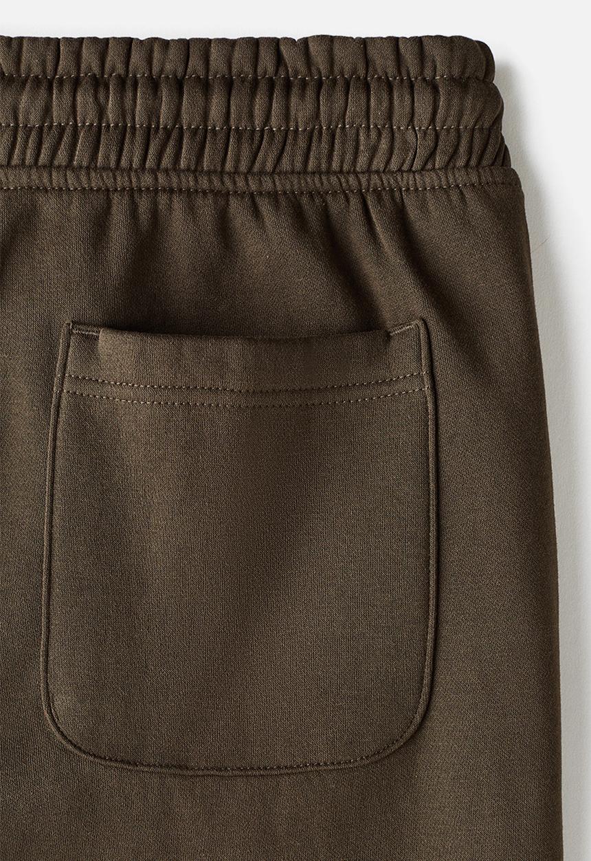 H&M - Relaxed fit sweatpants - dark khaki green