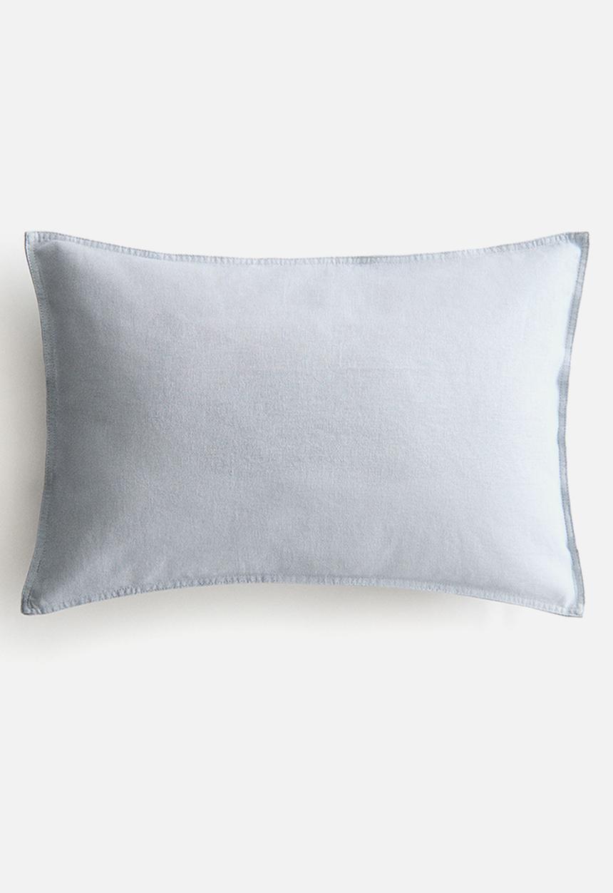 H&M - Linen-blend cushion cover - light dusty blue