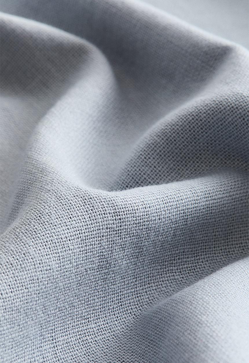 H&M - Linen-blend cushion cover - light dusty blue