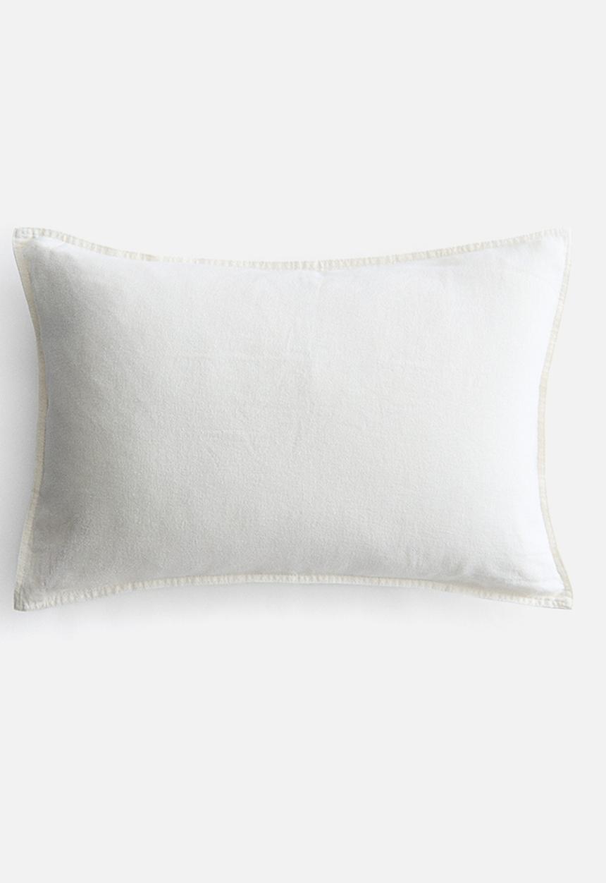 H&M - Linen-blend cushion cover - white