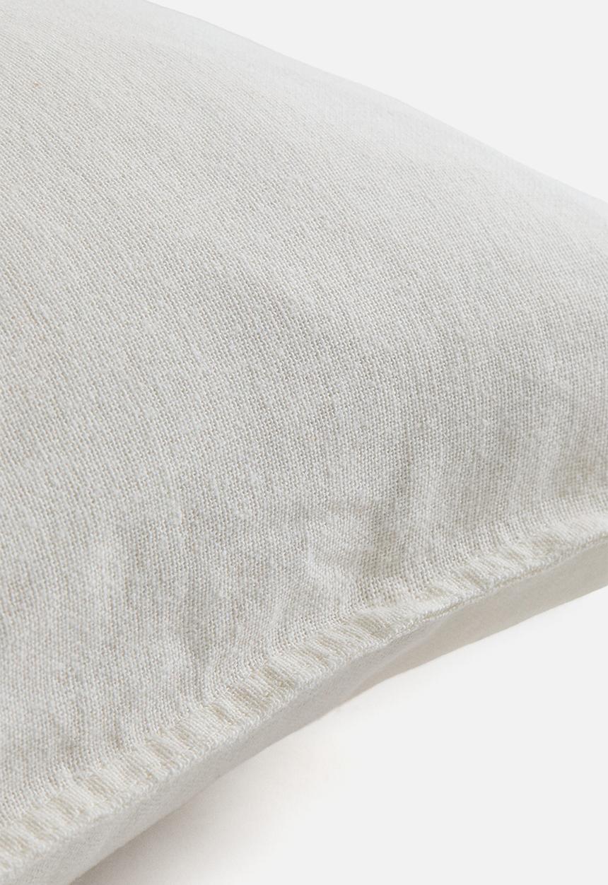 H&M - Linen-blend cushion cover - white