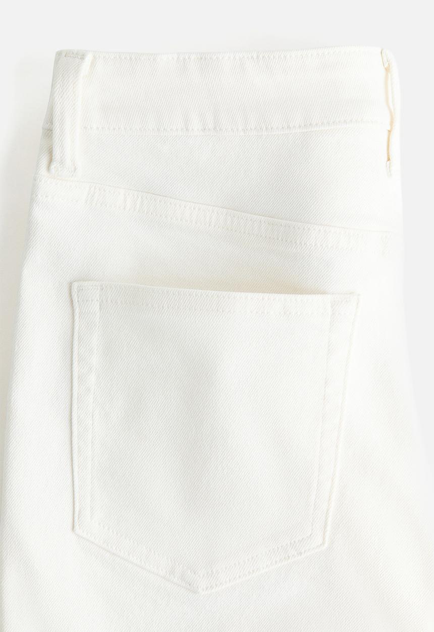 H&M - Skinny high waist jeans - white