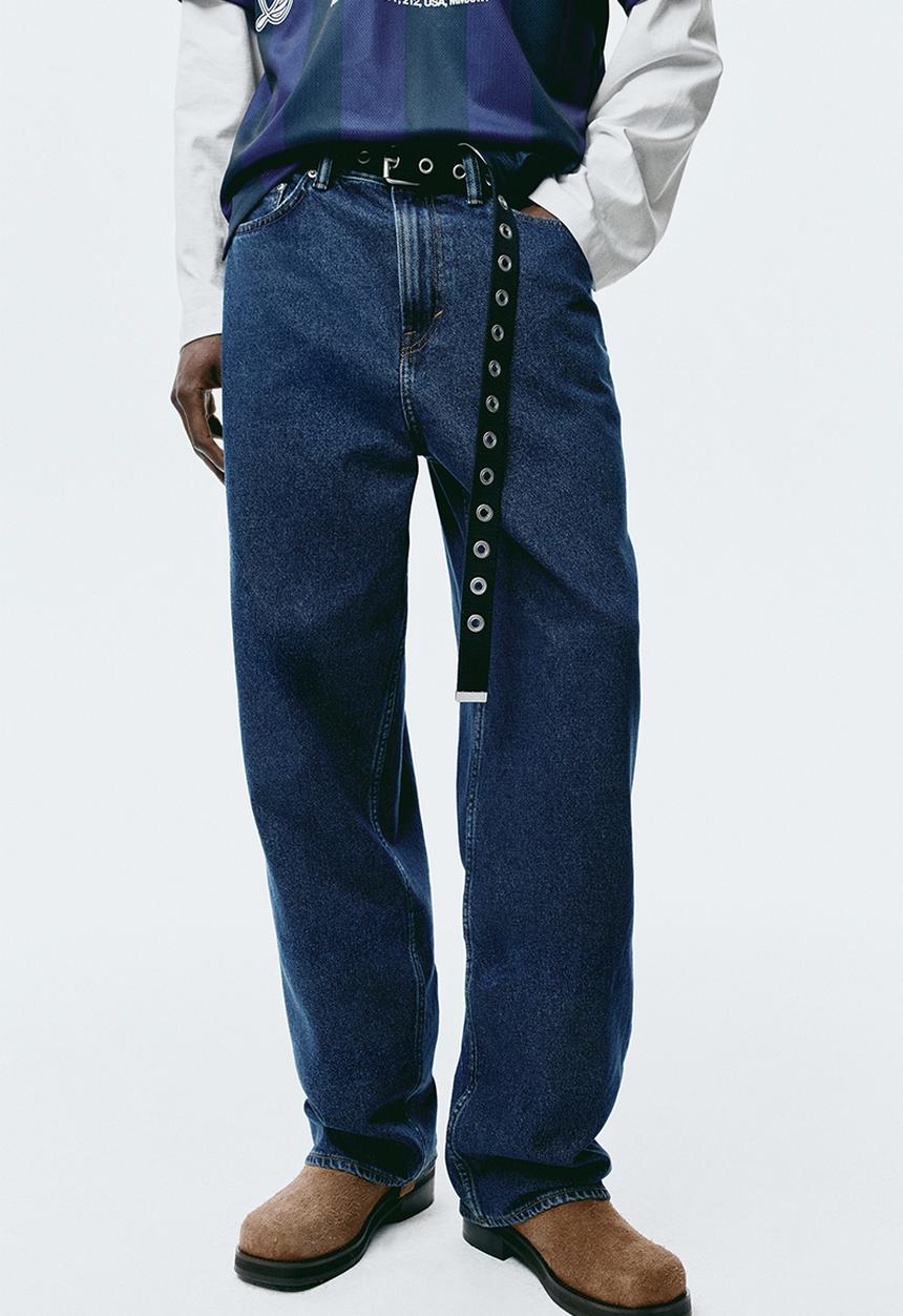 H&M - Baggy jeans - dark denim blue