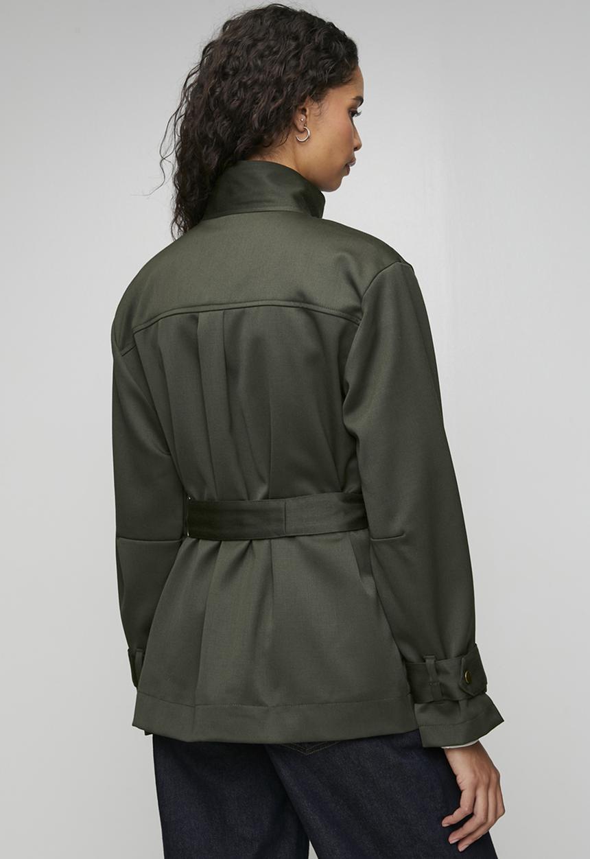 POLO - Wmn Yuri Wool Jacket - Olive
