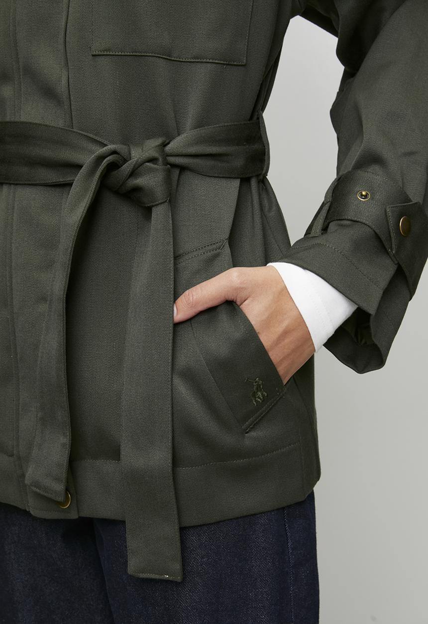 POLO - Wmn Yuri Wool Jacket - Olive