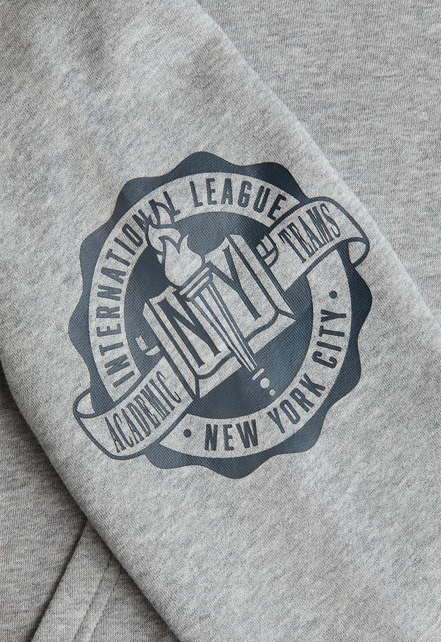 H&M - Hoodie - grey marl/nyc