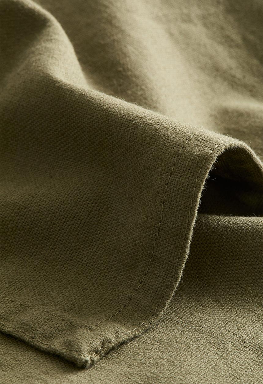 H&M - 4-Pack linen-blend napkins - khaki green