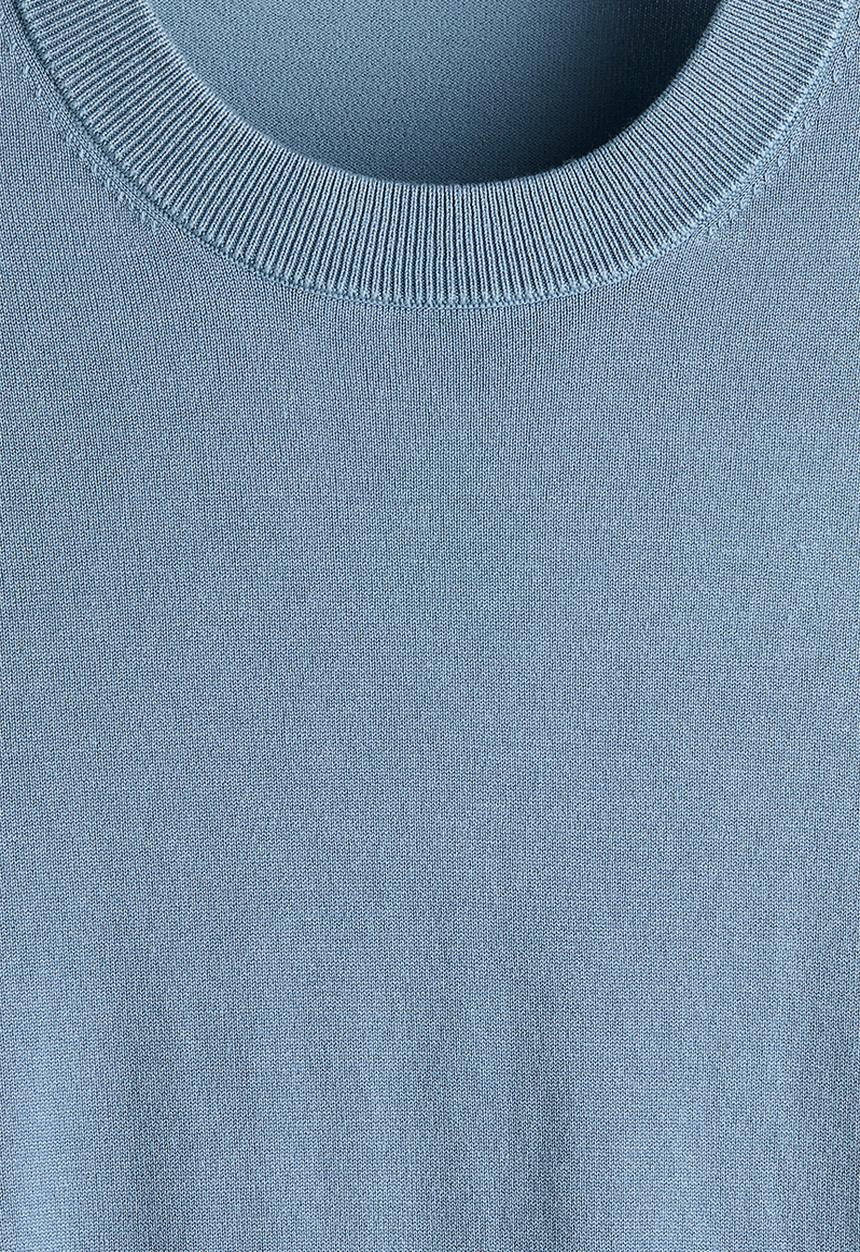 H&M - Regular fit fine-knit jumper - dusty blue