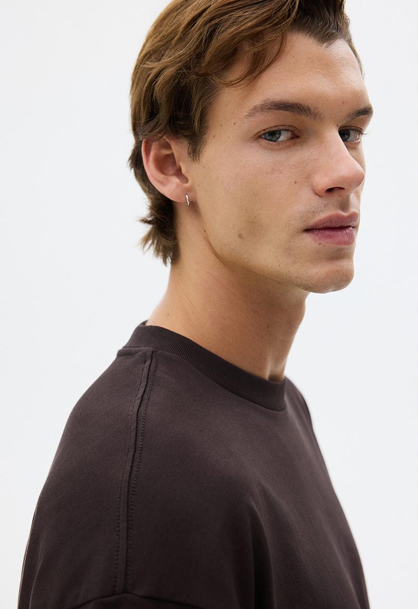 H&M - Oversized fit T-shirt - dark brown
