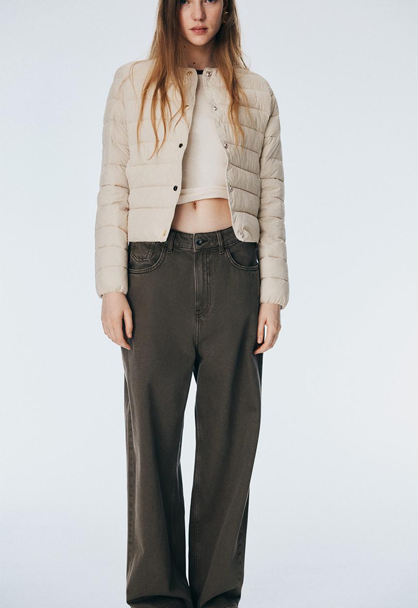 H&M - Quilted jacket - light beige