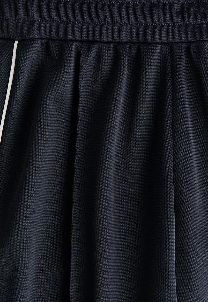 H&M - Wide-leg track pants - navy blue
