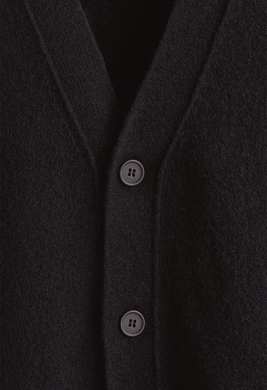 H&M - Regular fit brushed cardigan - black