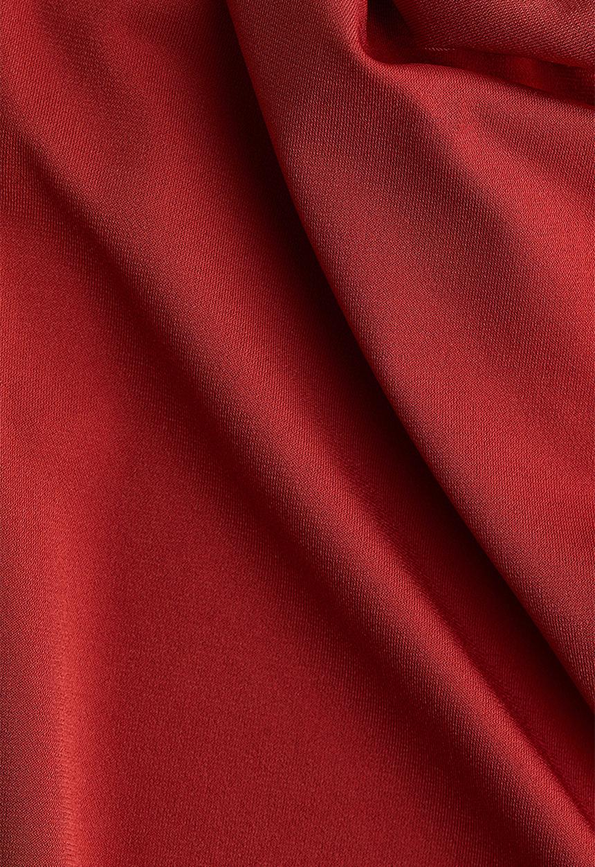H&M - Cowl-neck body - red