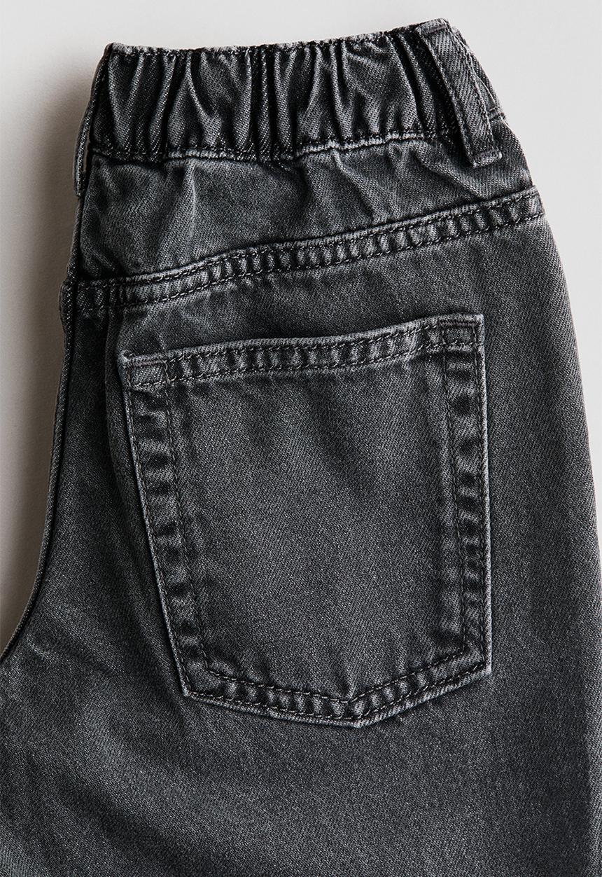H&M - Regular fit printed  jeans - denim black/spider-man