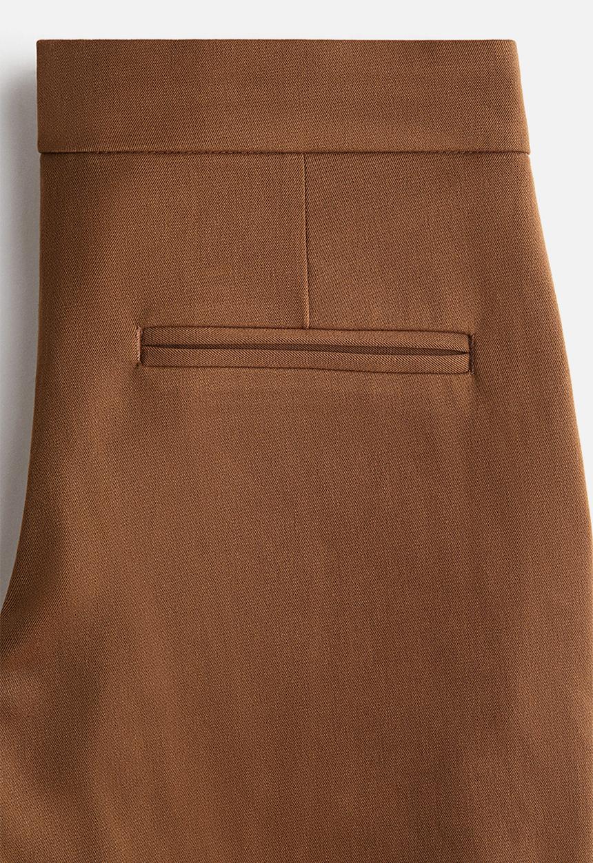 H&M - Flared tailored trousers - brown