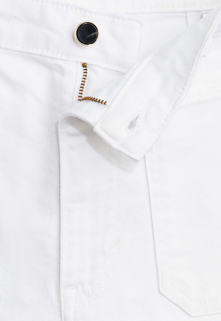 H&M - Wide high jeans - white