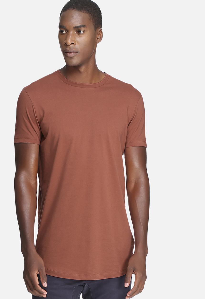 basicthread - Curved hem longline tee