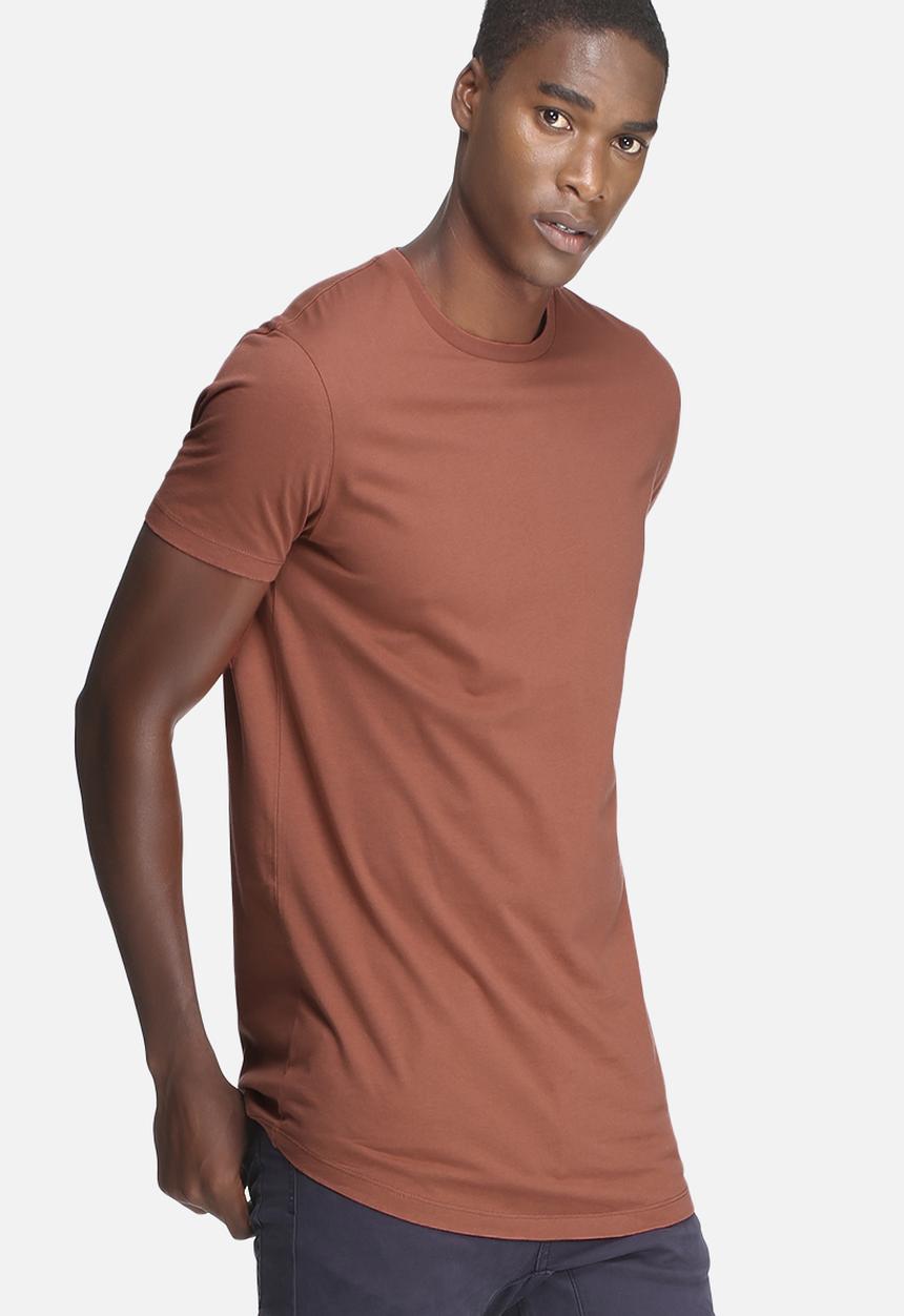 basicthread - Curved hem longline tee