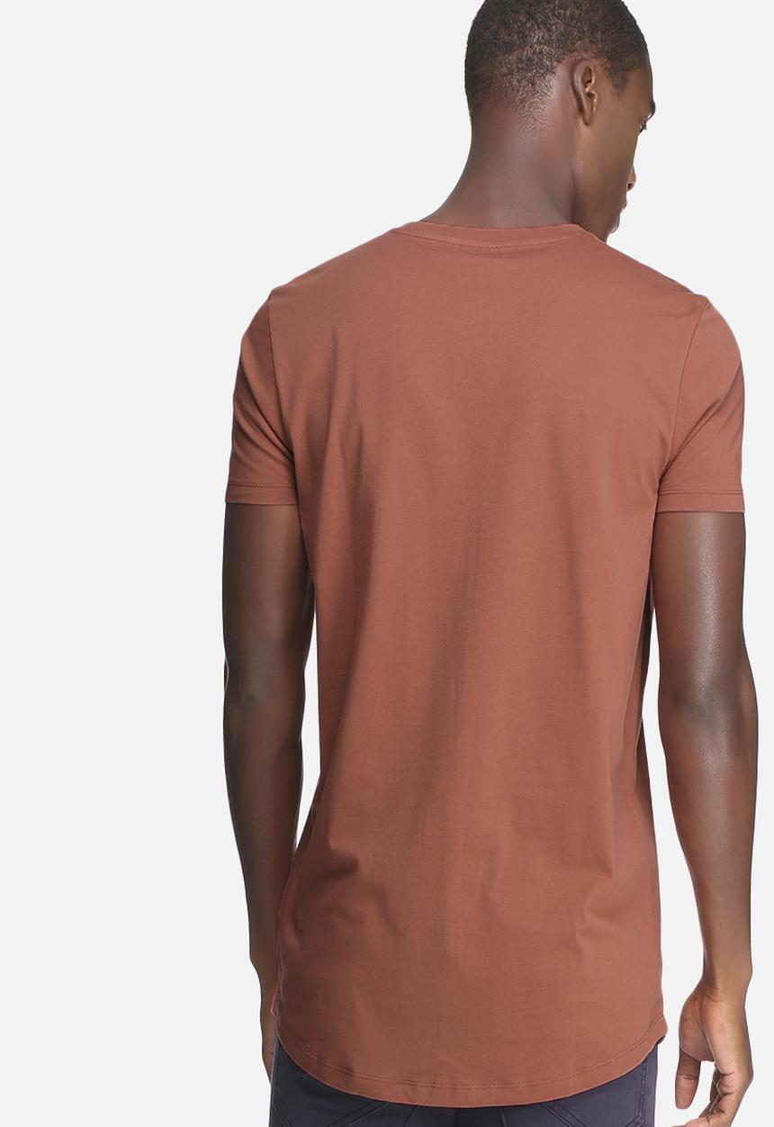 basicthread - Curved hem longline tee