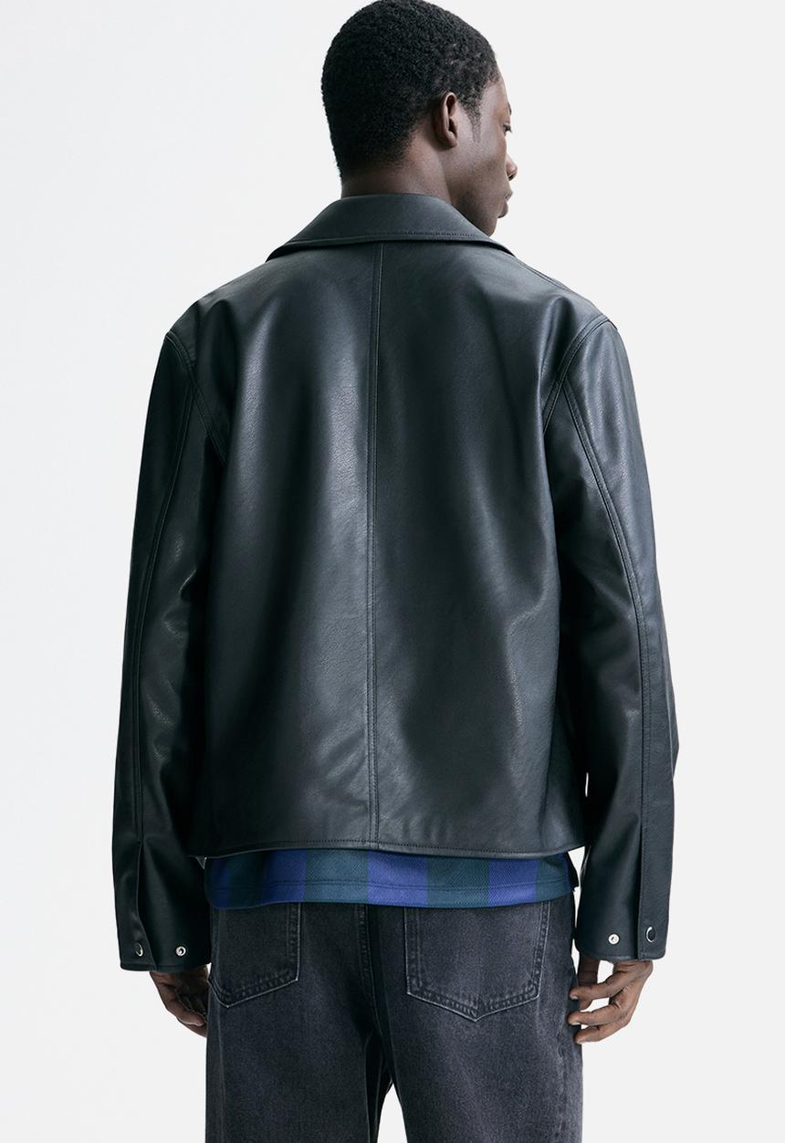 H&M - Collared jacket - black