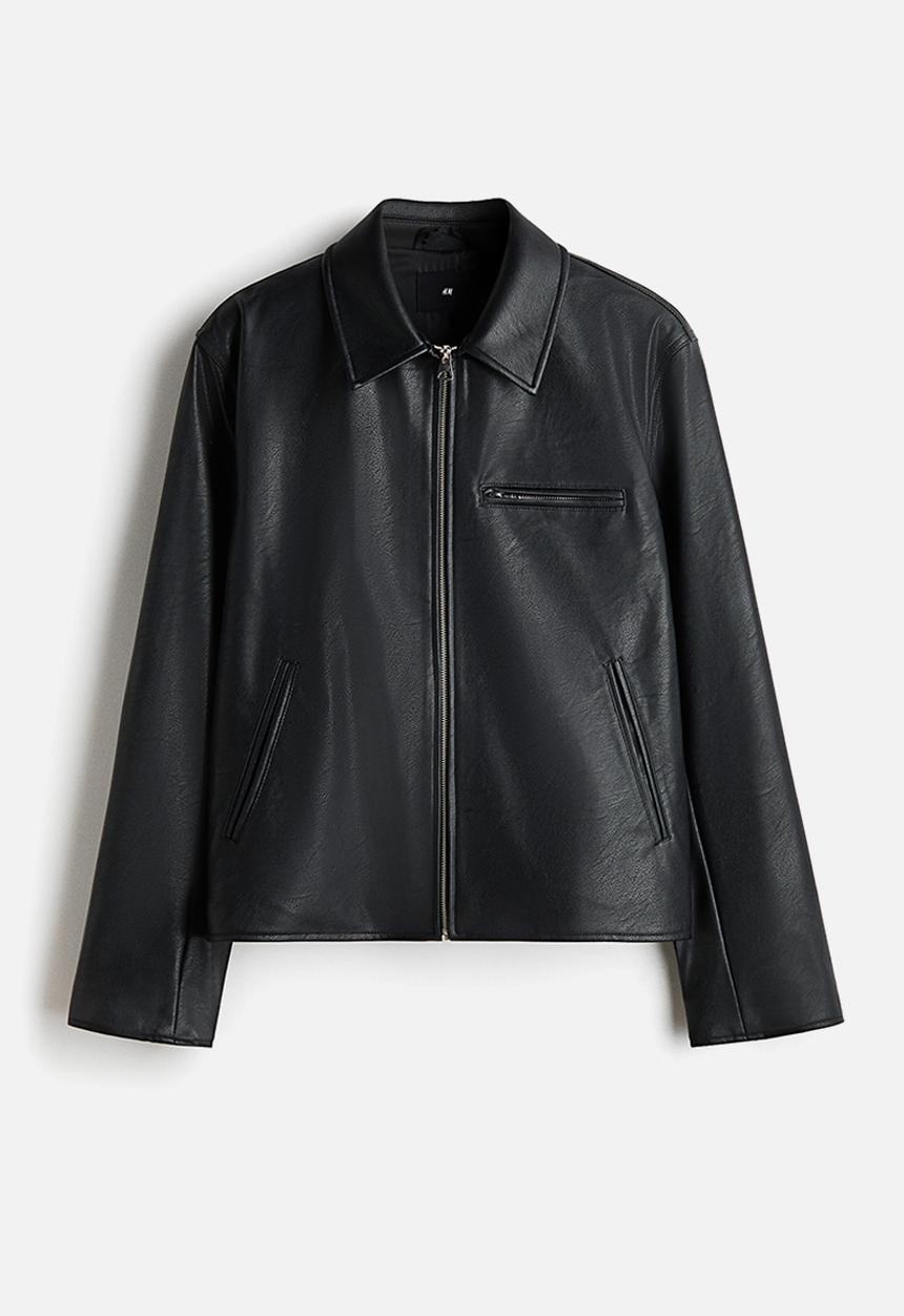 H&M - Collared jacket - black