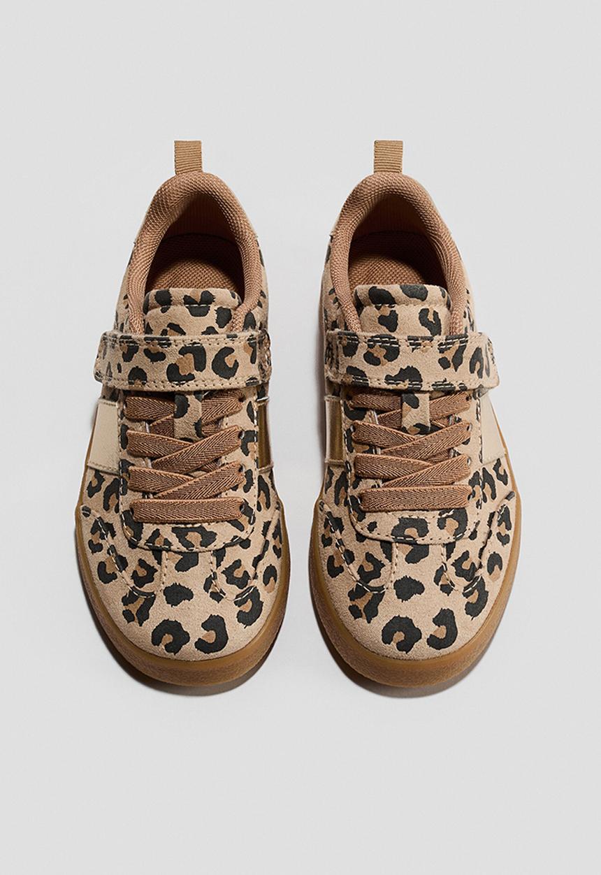 H&M - Trainers - beige/leopard print