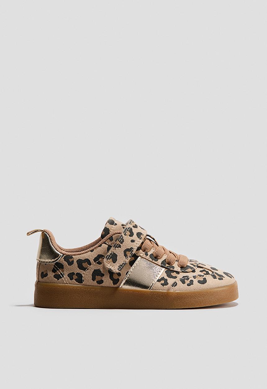 H&M - Trainers - beige/leopard print