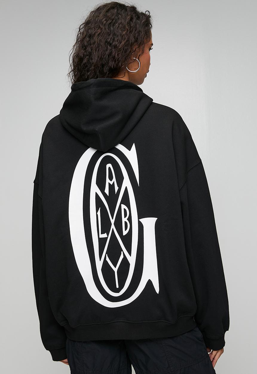 GALXBOY - CREST HOODIE - BLACK