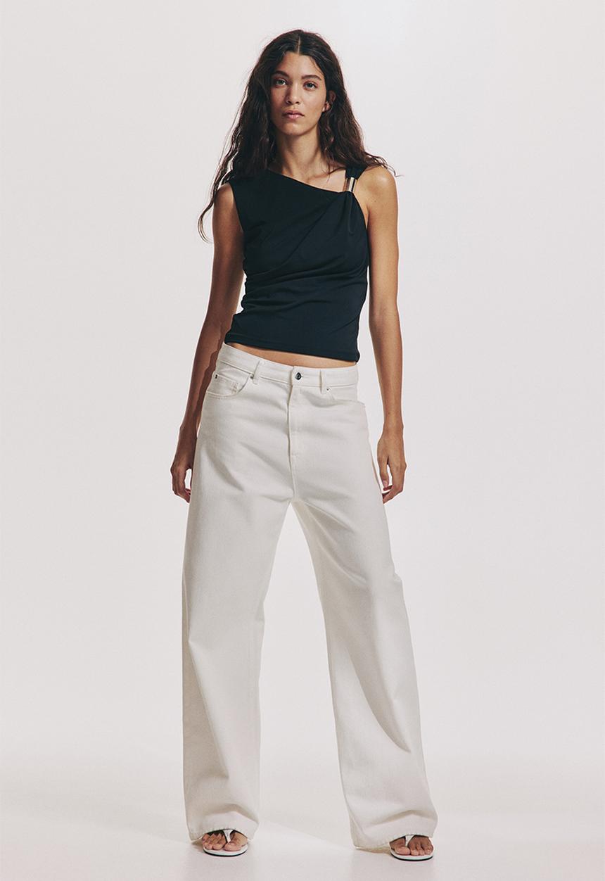 H&M - Draped top - black