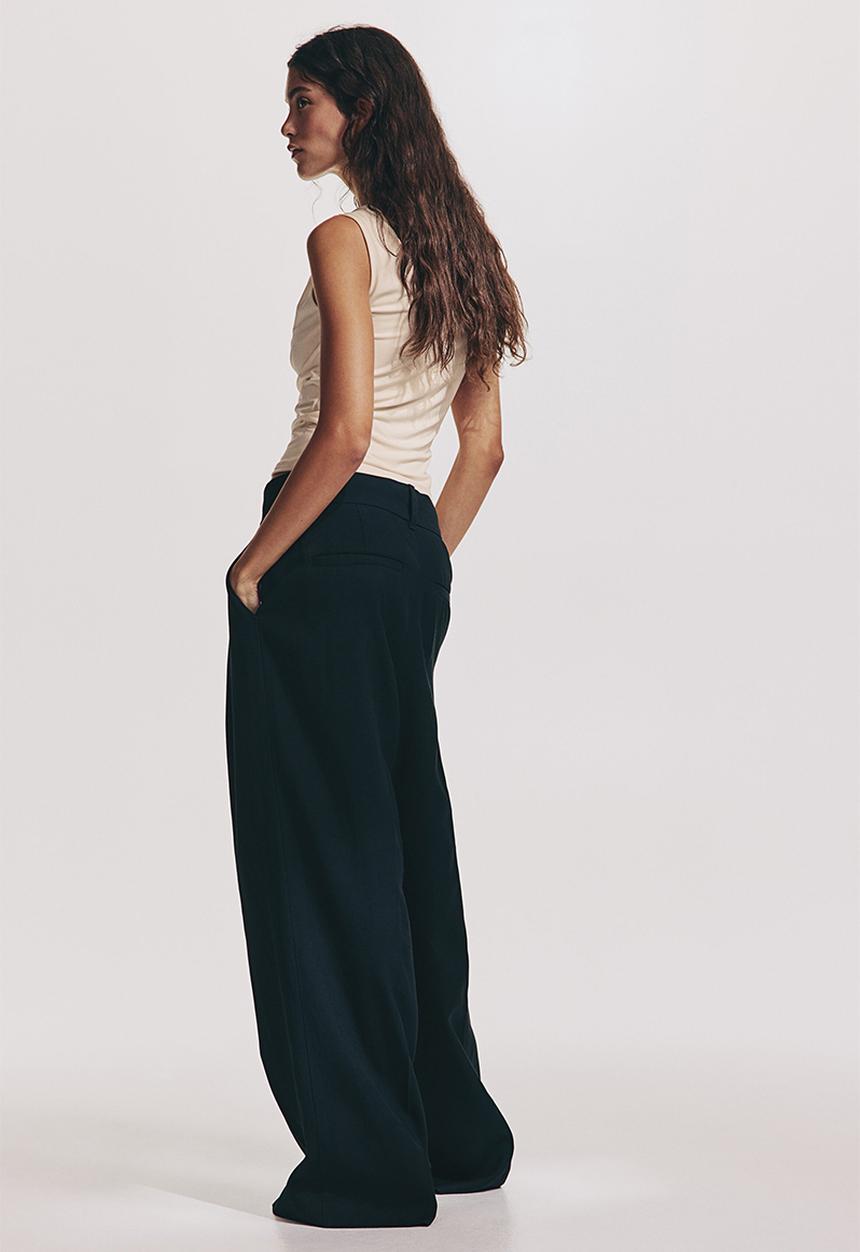 H&M - Draped top - light beige