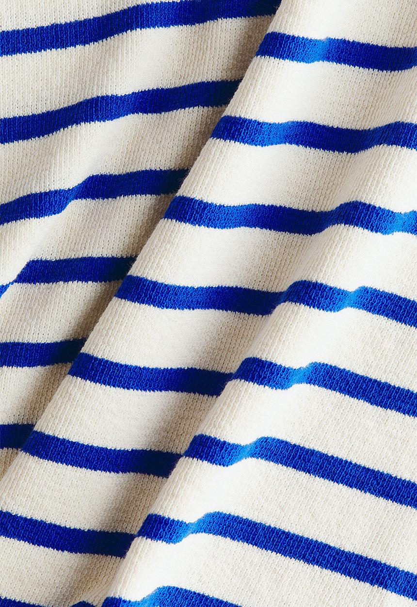 H&M - Long-sleeved t-shirt - white/blue striped