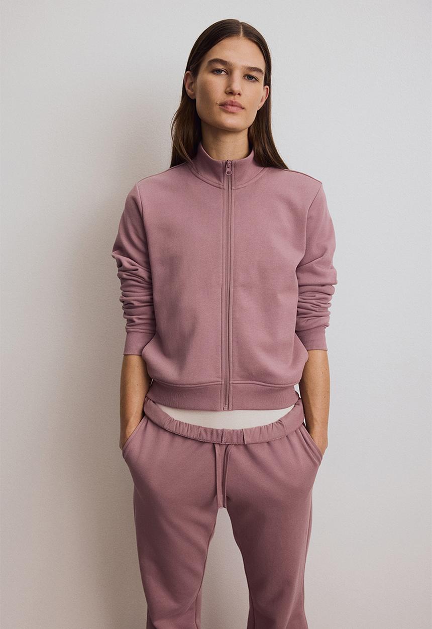 H&M - Slim fit track jacket - antique rose