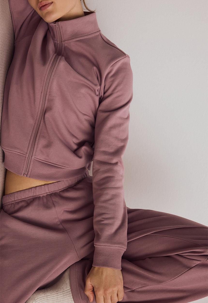 H&M - Slim fit track jacket - antique rose