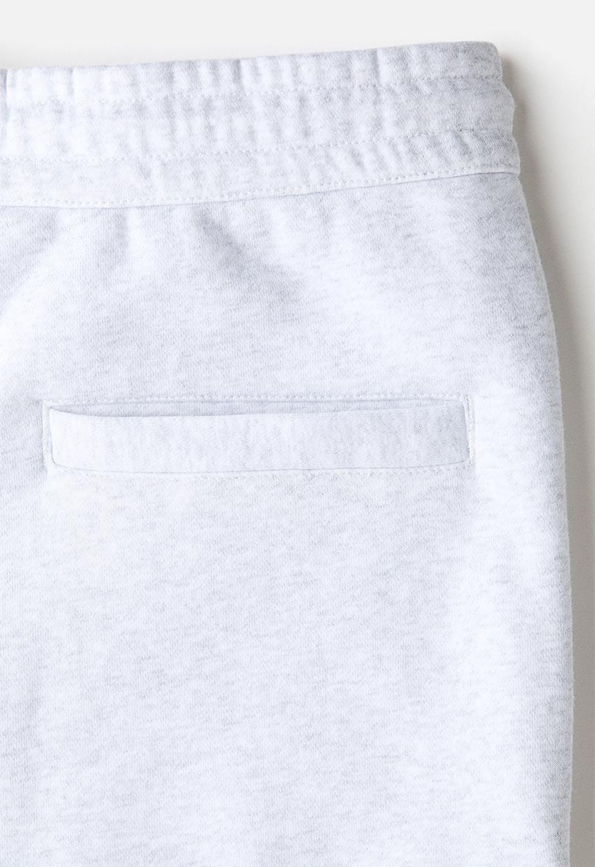 H&M - Loose fit sweatpants - light grey marl/fortes fortuna